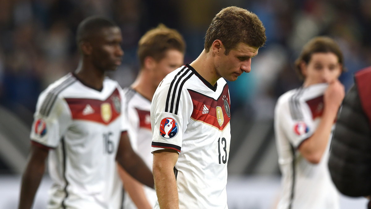 Piłkarze Niemiec po meczu z Irlandią