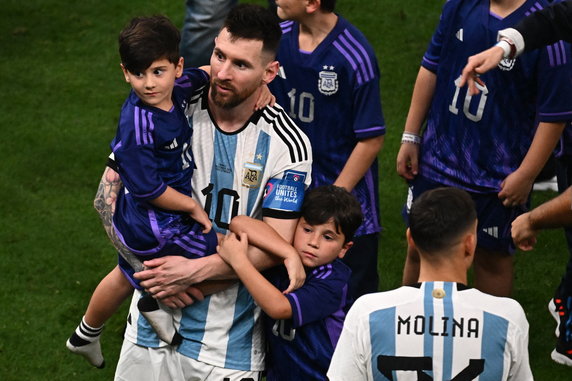 Leo Messi z synami