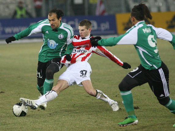 PIŁKARSKA EKSTRAKLASA CRACOVIA KONTRA LEGIA