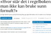 Media po wykluczeniu legii - norweskie