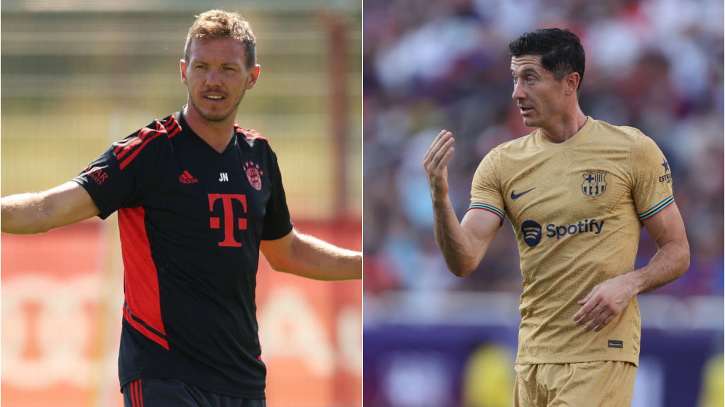 Julian Nagelsmann i Robert Lewandowski