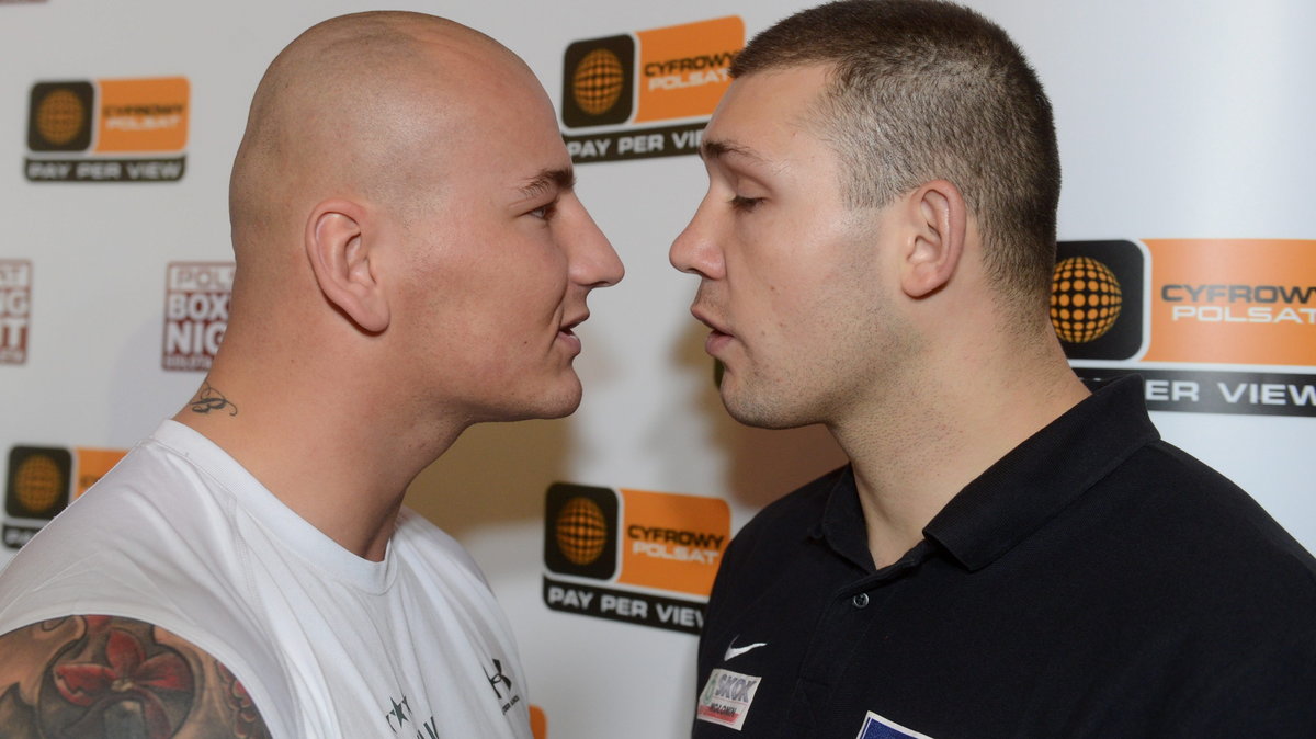 Artur Szpilka (z lewej) i Krzysztof Zimnoch (Ofsajd)