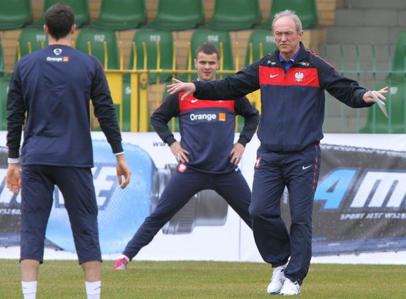 PIŁKA NOŻNA REPREZENTACJA POLSKI TRENING