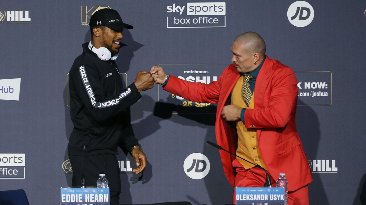 Anthony Joshua i Ołeksandr Usyk