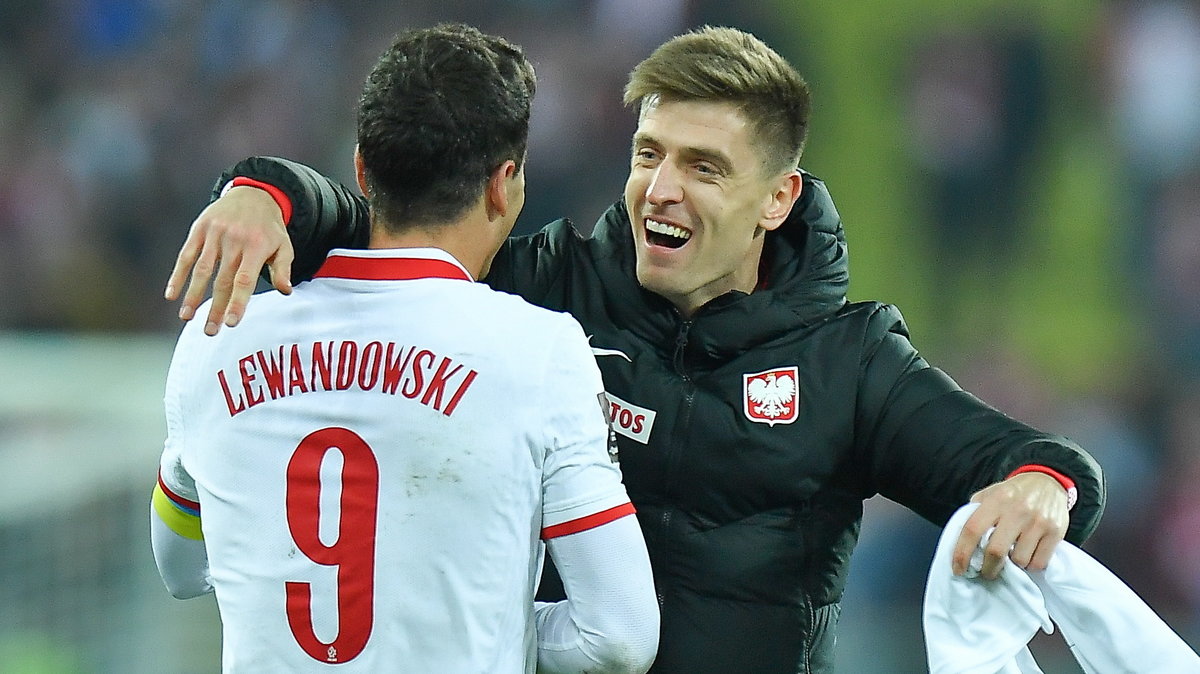 Robert Lewandowski i Krzysztof Piątek