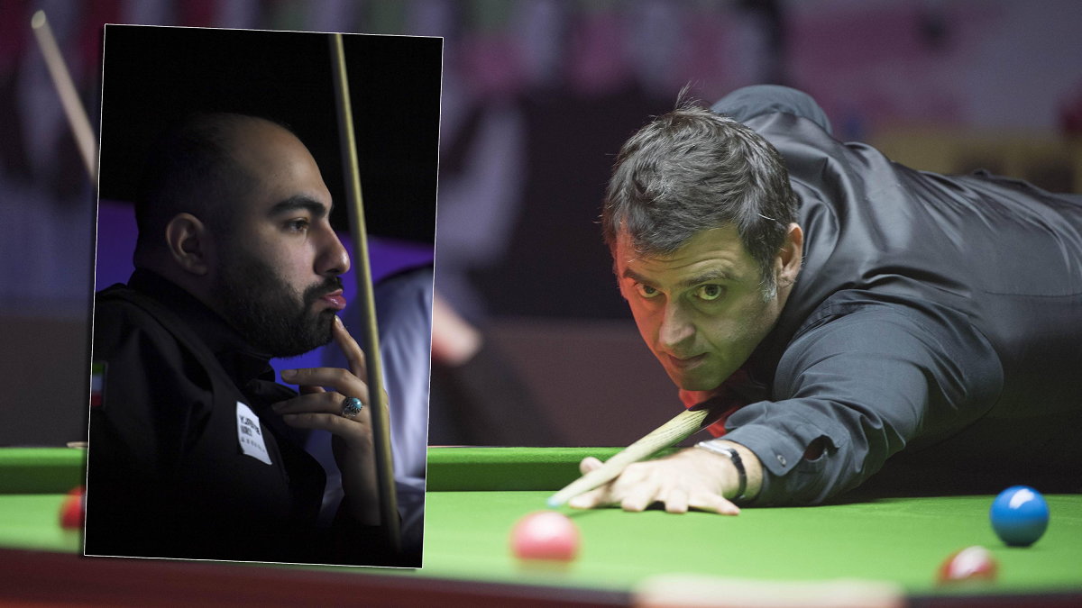 Hossein Vafaei (L) i Ronnie O'Sullivan