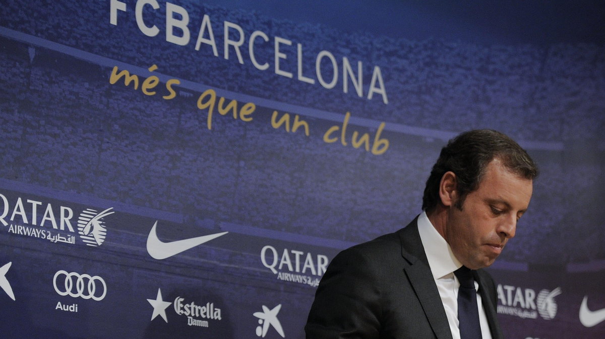 Prezydent Barcelony Sandro Rosell