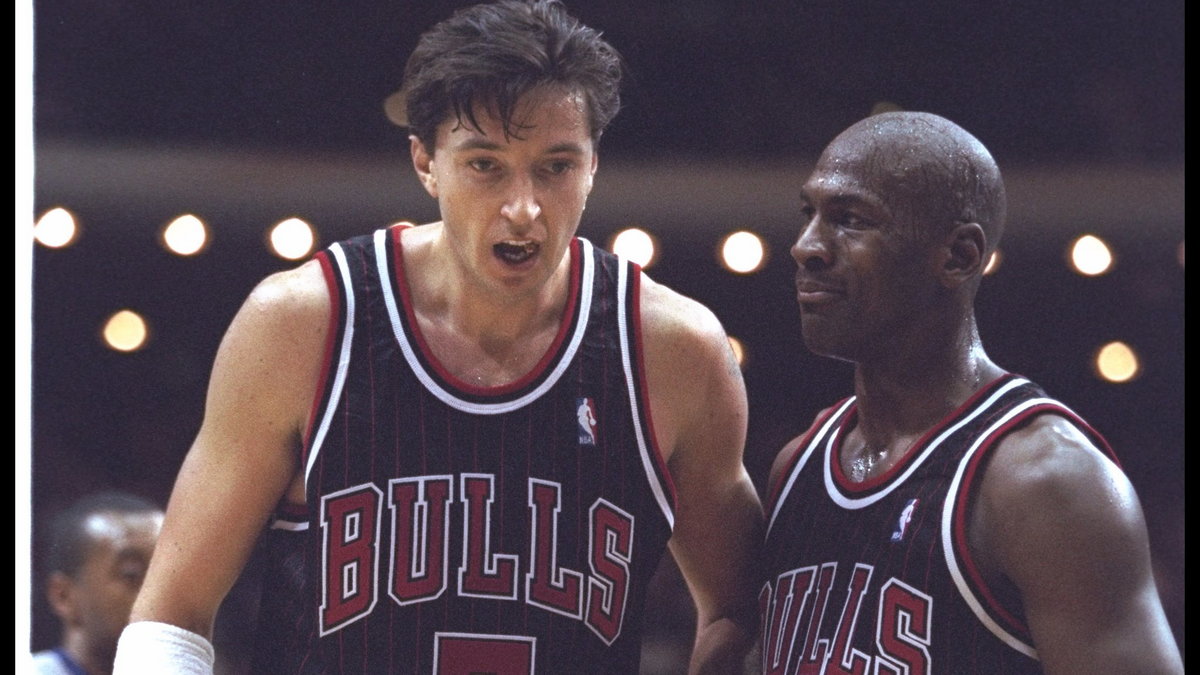 Toni Kukoć i Michael Jordan