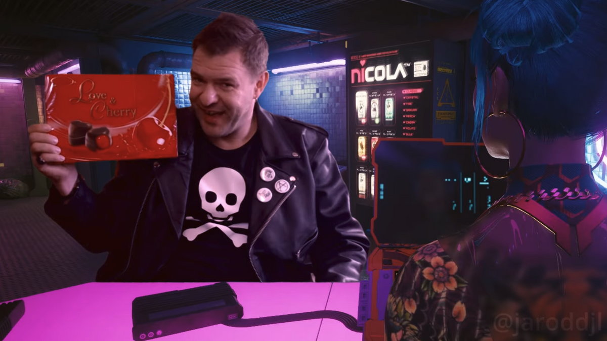 Tomasz Karolak w Cyberpunk 2077