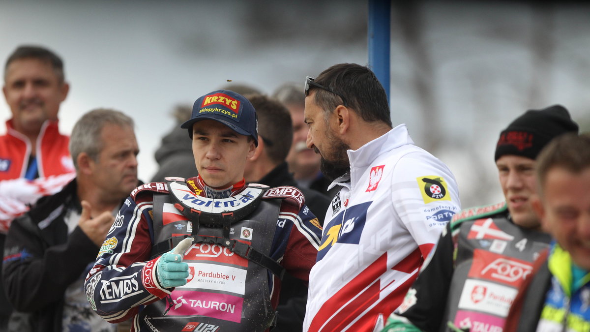 2019.10.04 Pardubice Zuzel Indywidualne Mistrzostwa Swiata Juniorow N/z Dominik Kubera Rafal Dobrucki Foto Rafal Wlosek / PressFocus 2019.10.04 Pardubice Speedway FIM U21 World Championship Dominik Kubera Rafal Dobrucki Credit: Rafal Wlosek / PressFocus