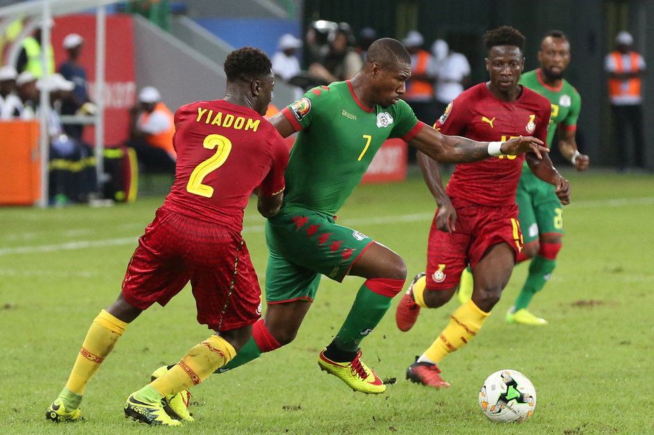 Prejuce Nakoulma (Burkina Faso) oraz Andy Yiadom i Ebenezer Ofori (Ghana)