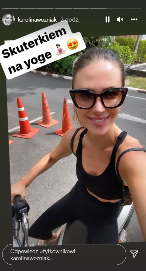 Karolina Woźniak pokazała zdjęcie z wakacji