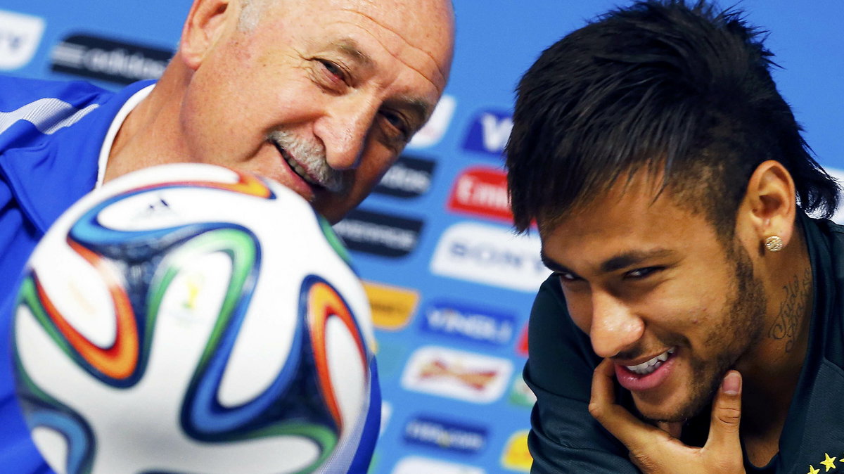 Neymar i Luiz Felipe Scolari