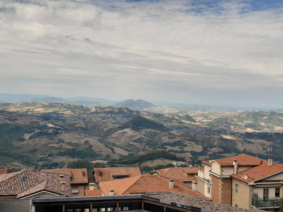 Widok ze stolicy San Marino