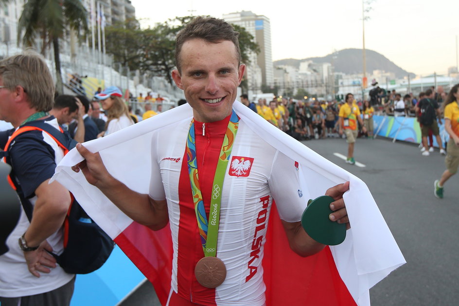 Rafał Majka na igrzyskach w Rio de Janeiro, 2016 rok. 