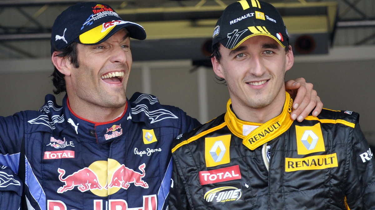 Mark Webber i Robert Kubica (2010 r.)