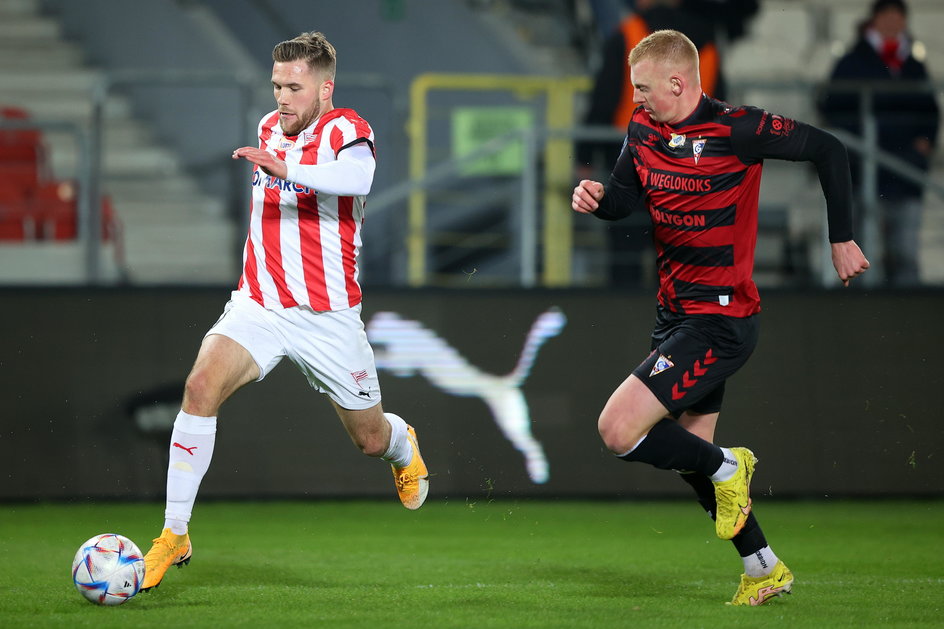 Jakub Szymański w barwach Górnika Zabrze