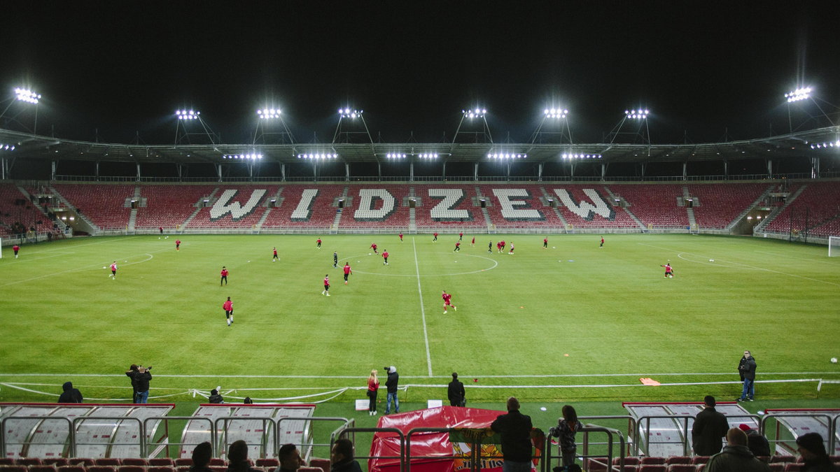 trening Widzew Łódź