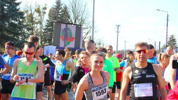 Robert Korzeniowski na starcie Półmaratonu Wiązowskiego