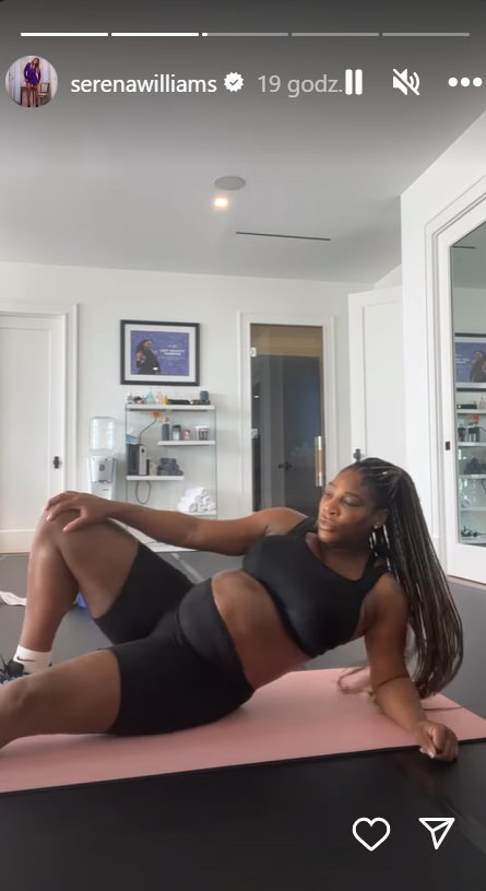 Serena Williams trenuje w ciąży