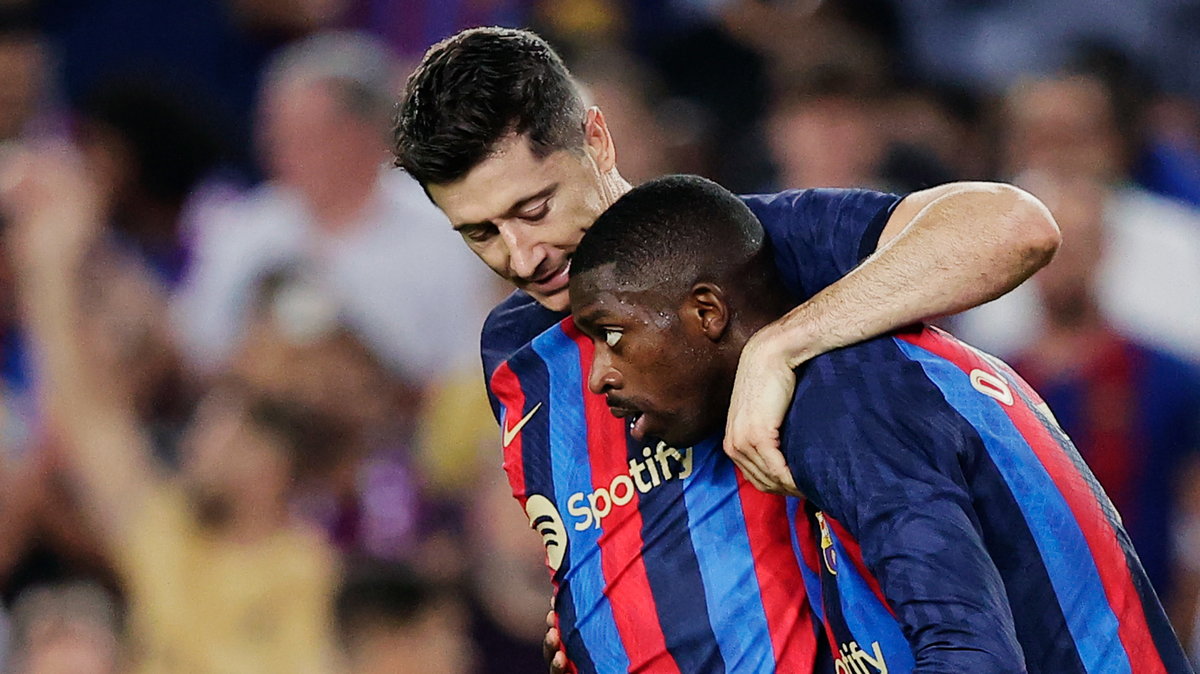 Robert Lewandowski i Ousmane Dembele