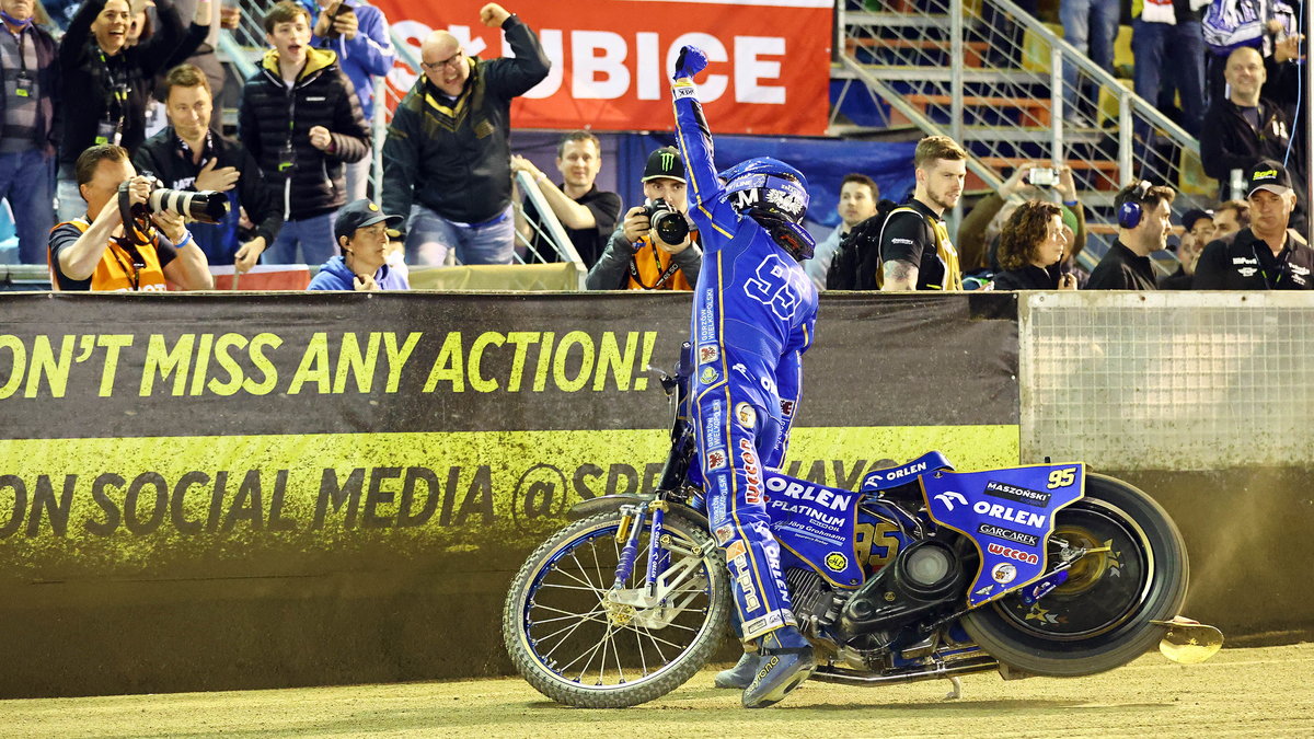 Bartosz Zmarzlik. Ani razu nie stał na podium Grand Prix w Warszawie.