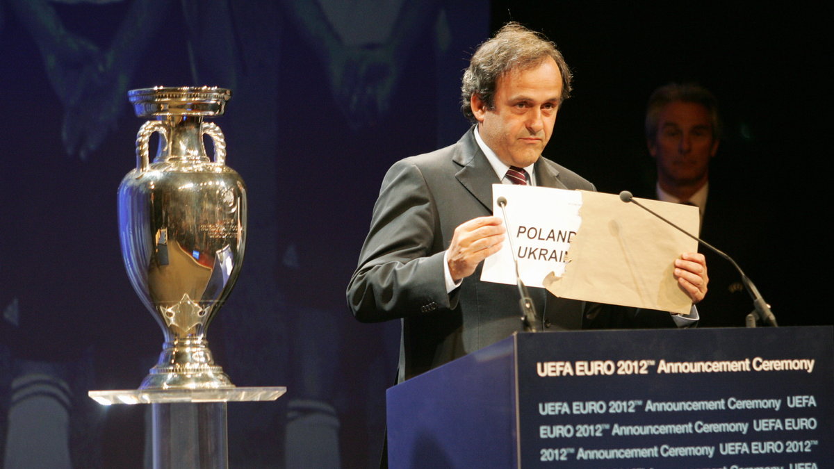 Michel Platini i wybór gospodarza Euro  2012