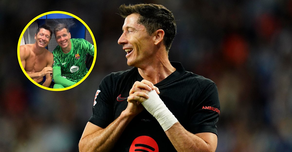 Po północy Robert Lewandowski pokazał zdjęcie z Wojciechem Szczęsnym. Tak świętowali tytuł!