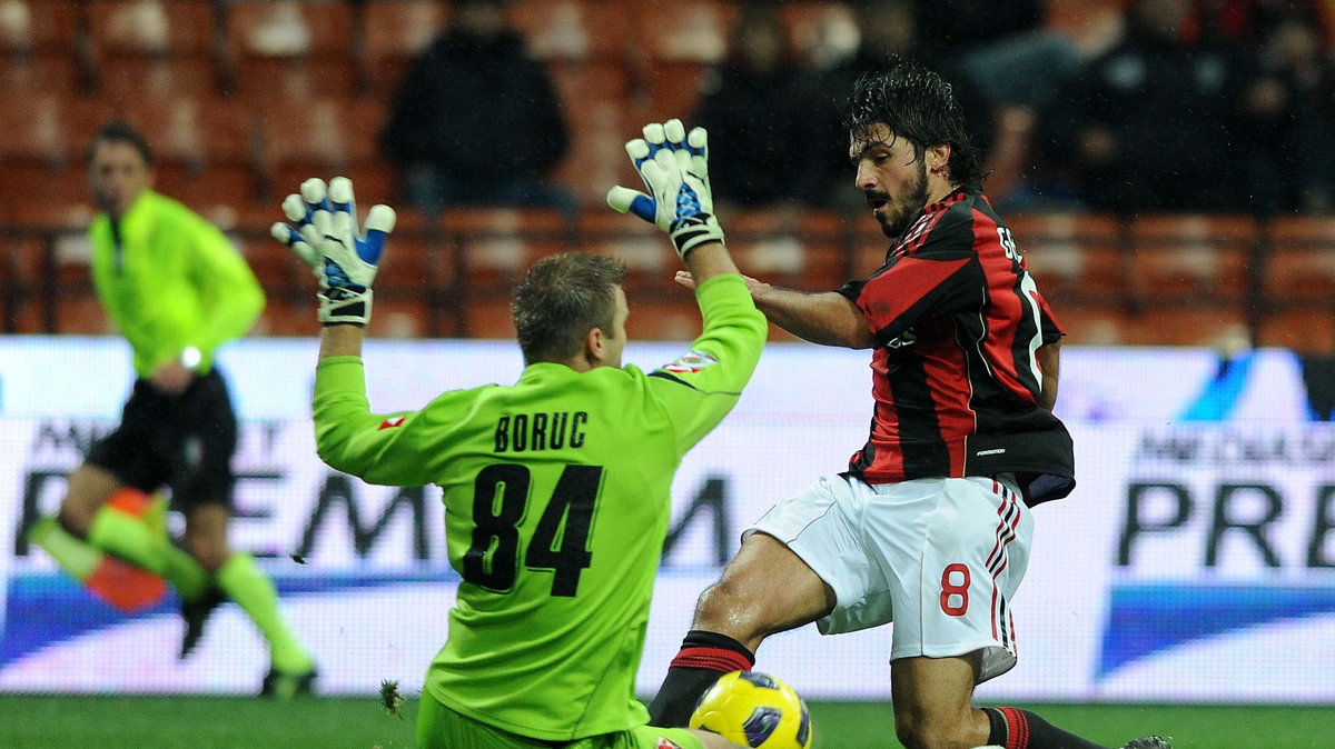 Artur Boruc (L), Gennaro Gattuso (P)