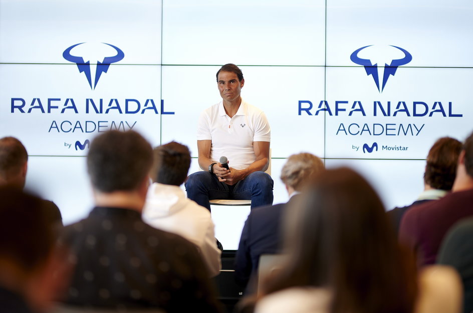 Rafa Nadal opowiadający o swojej akademii