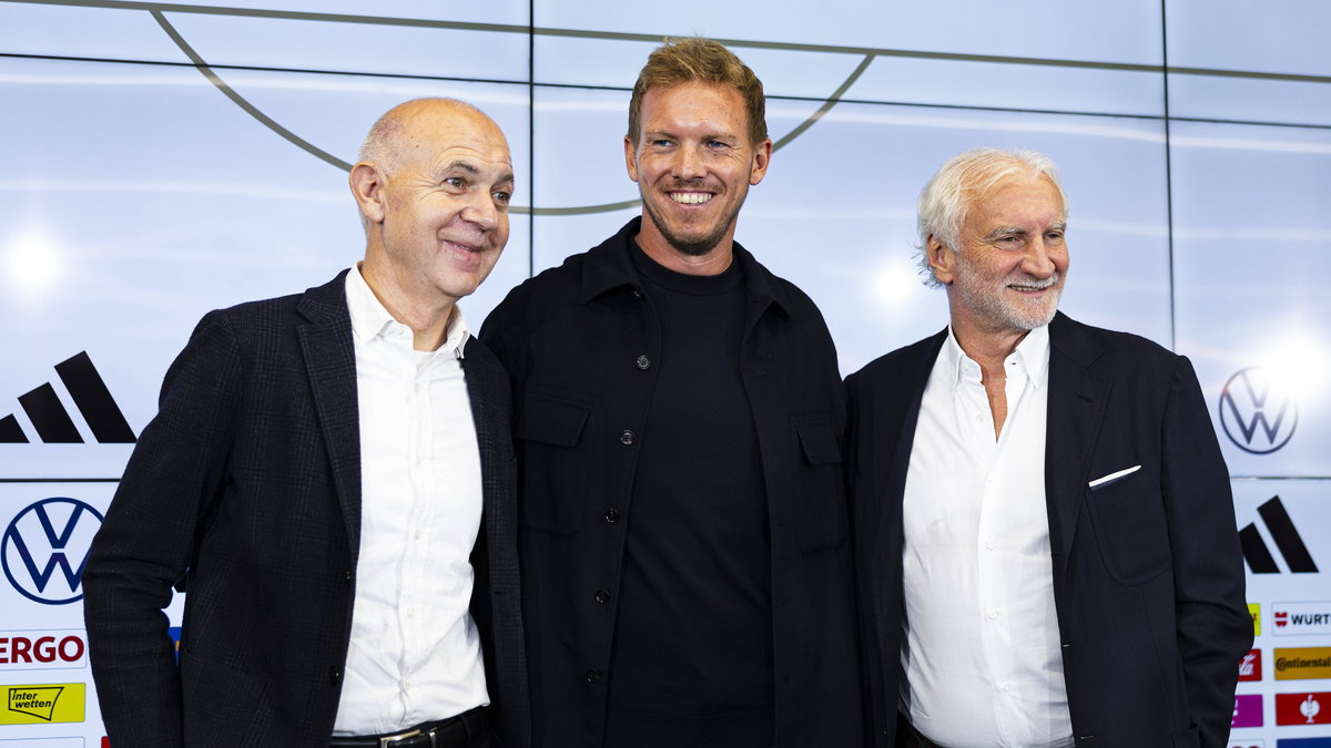 Bernd Neuendorf, Julian Nagelsmann i Rudi Voeller