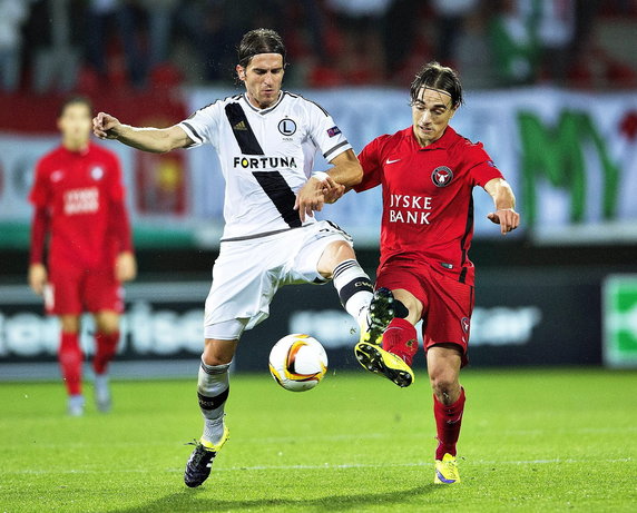 DENMARK SOCCER UEFA EUROPA LEAGUE (FC Midtjylland vs Legia Warsaw)