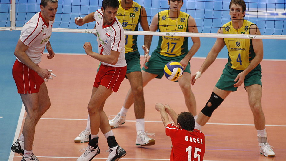 6. Turniej Finałowy Ligi Światowej w Katowicach, półfinał Polska – Brazylia 1:3, 14.07.2007