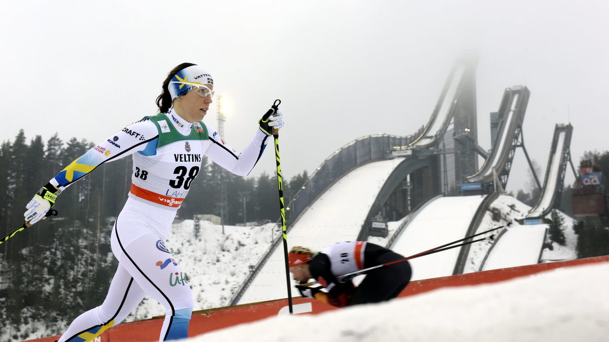 Charlotte Kalla, fot. Heikki Saukkomaa / Lehtikuva/AFP