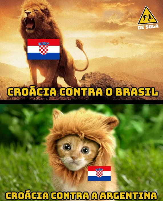 Memy po meczu Argentyna — Chorwacja