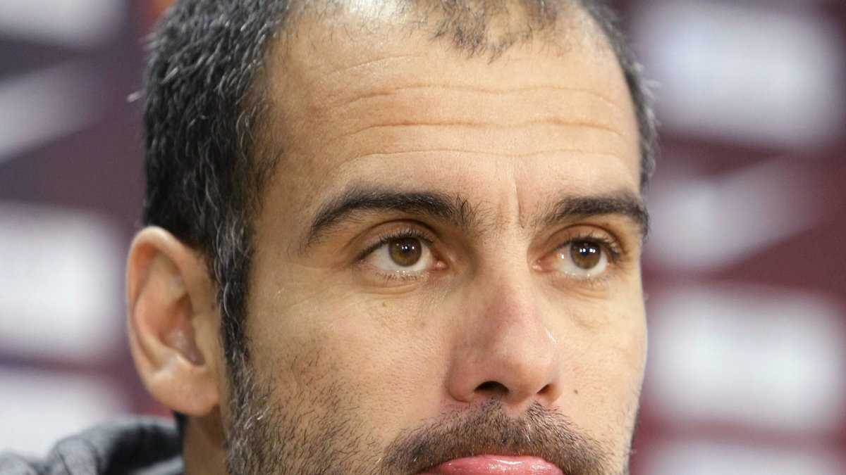 Trener Pep Guardiola