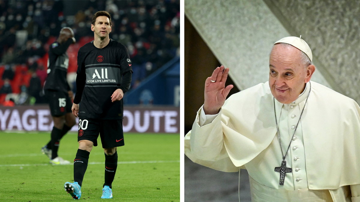 Leo Messi i papież Franciszek