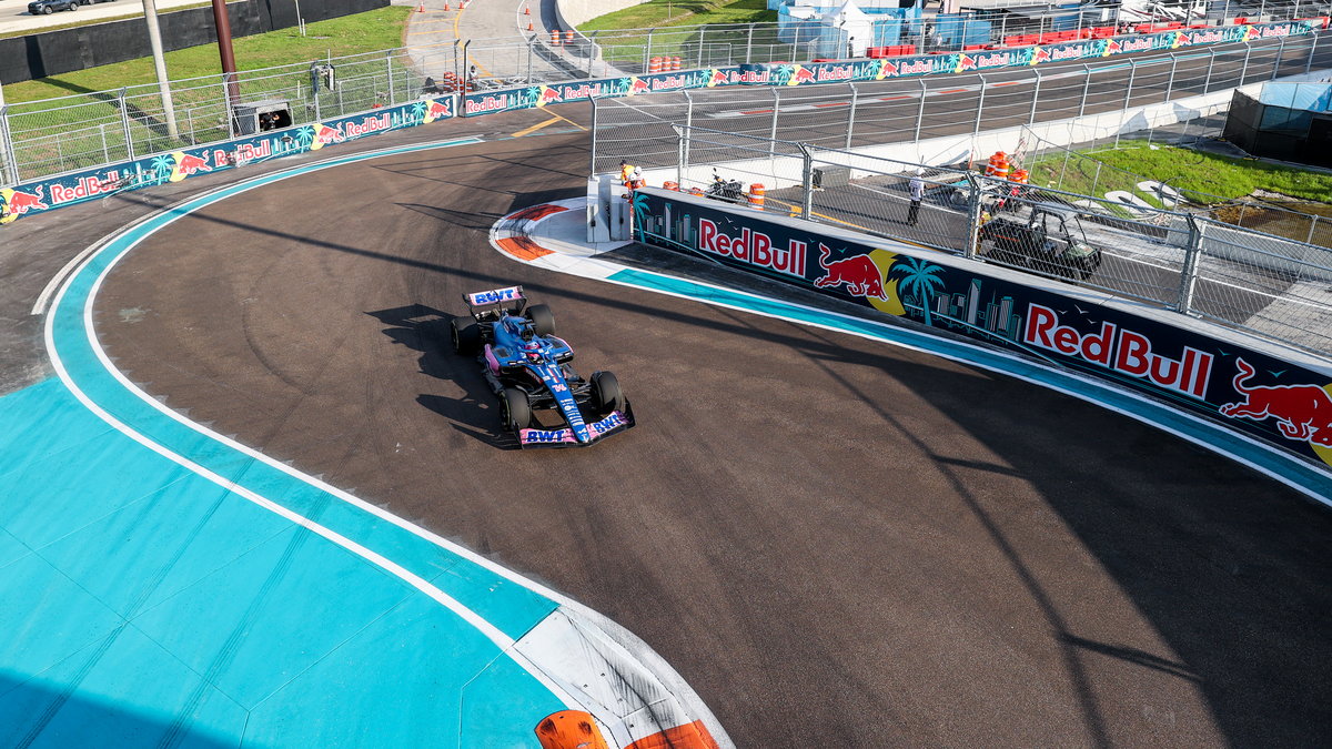 Fernando Alonso na torze F1 w Miami