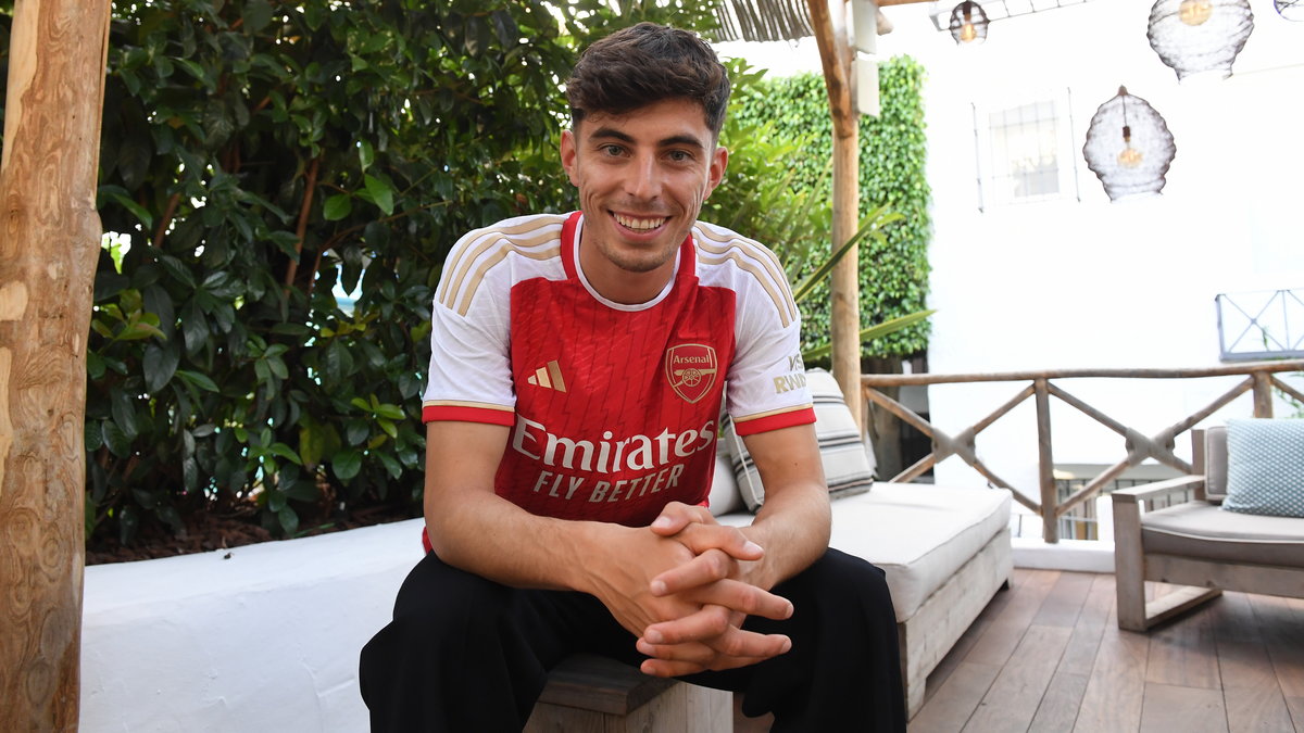 Kai Havertz w koszulce Arsenalu