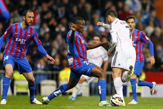 SPAIN SOCCER PRIMERA DIVISION (RELA MADRID VS LEVANTE)