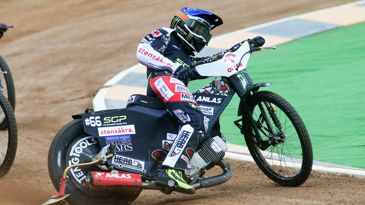 Fredrik Lindgren podczas Grand Prix w Warszawie