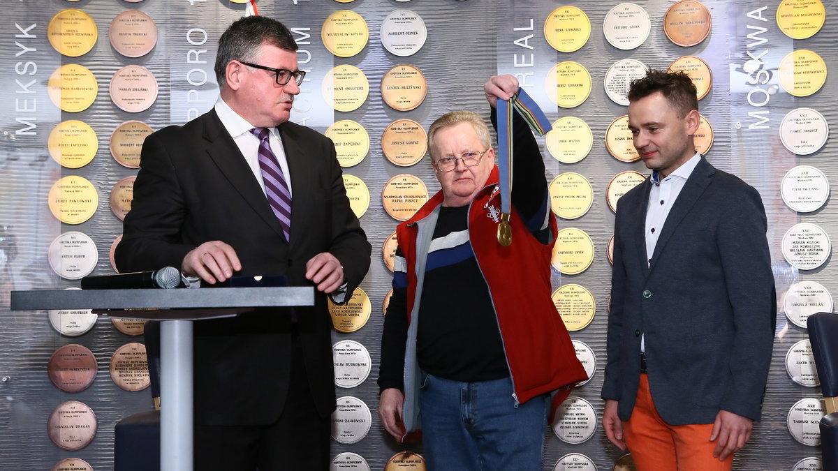 Tomasz Jagodziński (L), Wojciech Fortuna i Igor Klaja