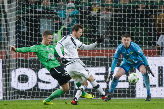 Pilka nozna. Ekstraklasa. Legia Warszawa - Gornik Leczna. 18.12.2016