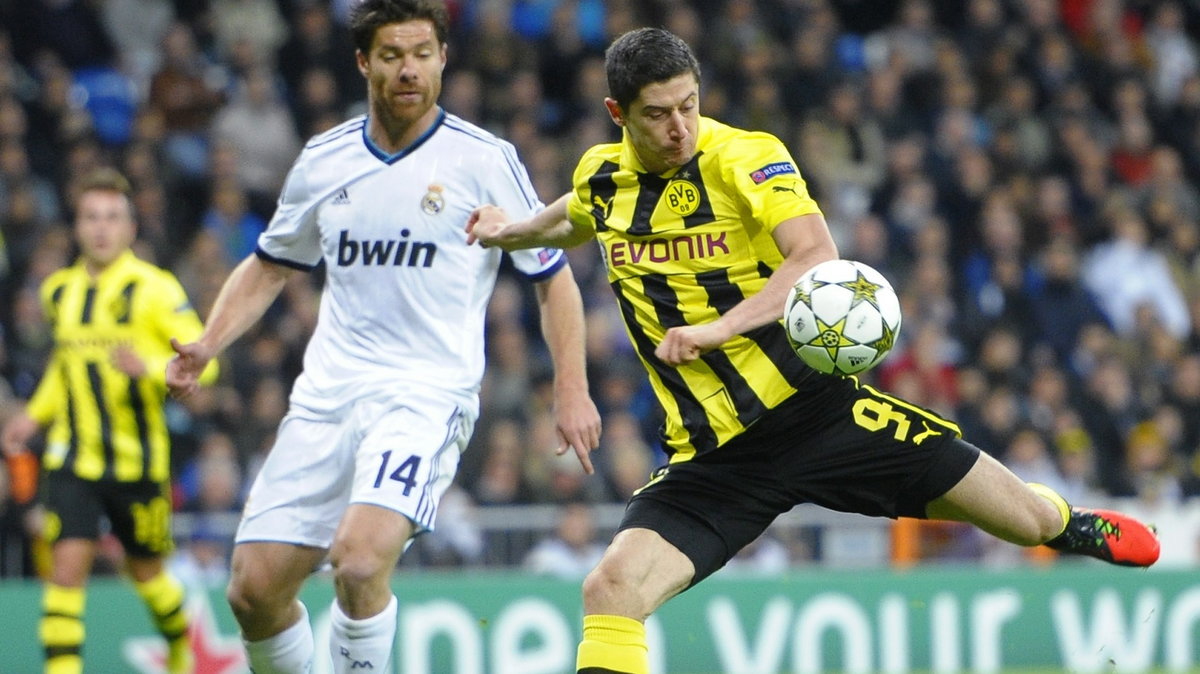 Real Madryt - Borussia Dortmund: Robert Lewandowski (P)