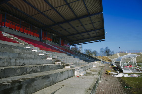 Rozbiórka stadionu Widzewa Łódź