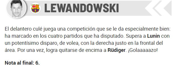 "Marka" zwraca uwagę na znakomitą passę Lewandowskiego