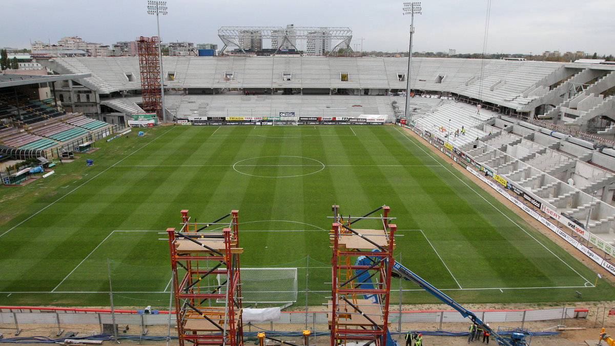 WARSZAWA LEGIA STADION BUDOWA