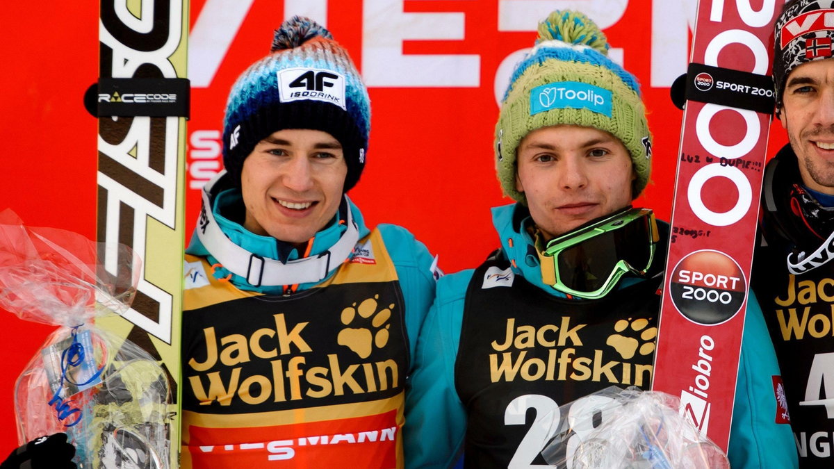 Kamil Stoch i Jan Ziobro