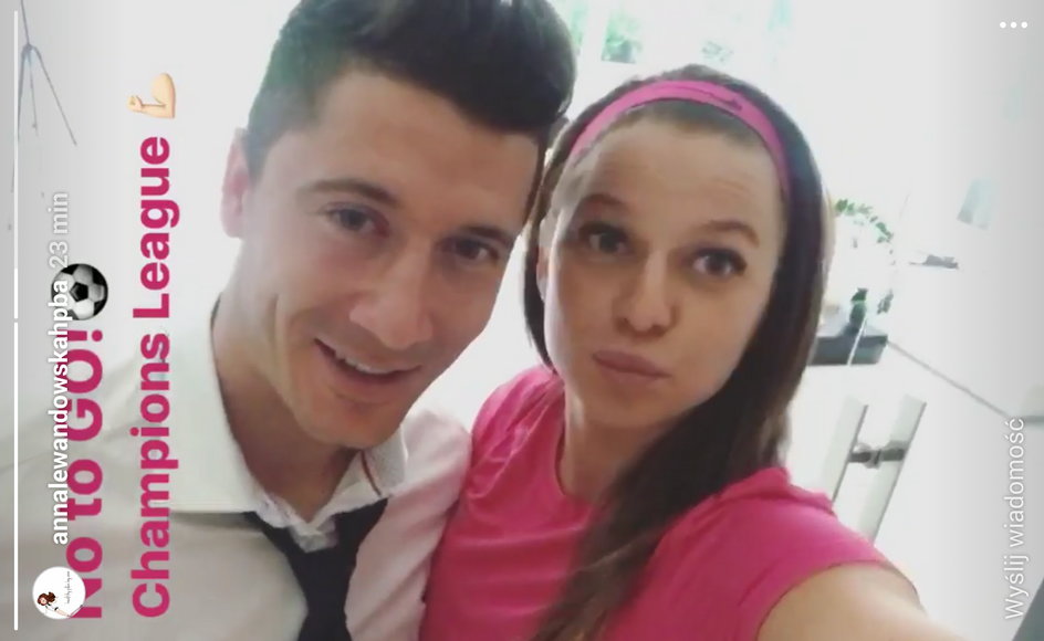 Anna Lewandowska i Robert Lewandowski fot. annalewandowskahpba