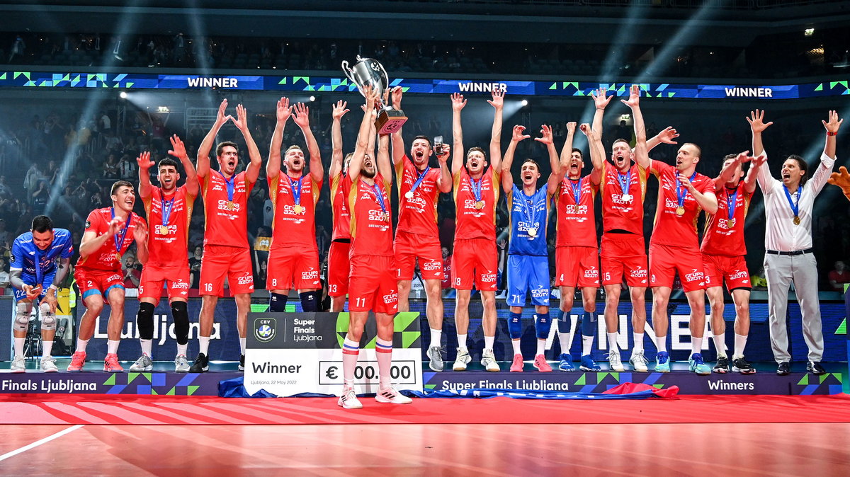 Grupa Azoty ZAKSA Kędzierzyn-Koźle po triumfie w Lidze Mistrzów w 2022 roku